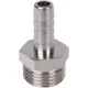 Штуцер НР 1/2"x10, никелированный Stout