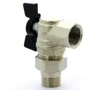 Кран шаровый со сгоном угловой 3/4" Bugatti