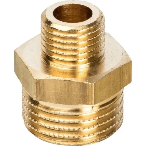 Ниппель НН переходной 1/2"x1/4" Stout
