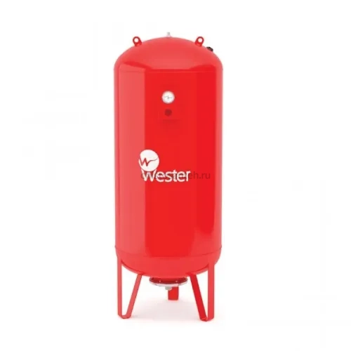 Бак расширительный мембранный Wester WRV - 1000 л PN10, Tmax100°C, вертикальный, на ножках (0-14-0220 Вестер)