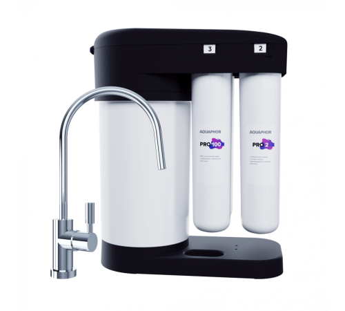 Фильтр под мойкой встраиваемый Аквафор DWM-102S Pro Морион, 1/2” черный 1/2" 510774 Фильтр под мойкой встраиваемый Аквафор DWM-102S Pro Морион, 1/2” черный 1/2" 510774