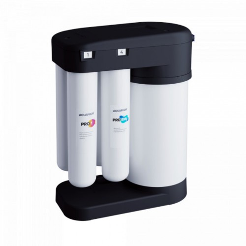 Фильтр под мойкой встраиваемый Аквафор DWM-102S Pro Морион, 1/2” черный 1/2