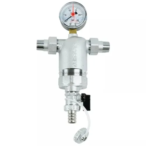 Фильтр с манометром и магнитной вставкой ZEISSLER (100 мкм ) НР-НР 1/2" ZSf.306.0104N (ЗЕИССЛЕР)