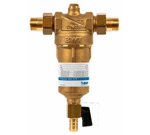Фильтр механической очистки воды BWT Protector mini H/R 1/2 810506 (БВТ) Фильтр механической очистки воды BWT Protector mini H/R 1/2 810506 (БВТ)