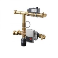 Насосно-смесительный блок Regufloor H Ду 25 с насосом Wilo E15/1-5 Oventrop