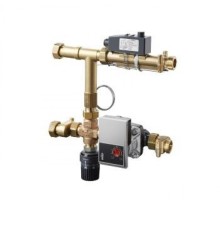 Насосно-смесительный блок Regufloor H Ду 25 с насосом Wilo E15/1-5 Oventrop