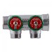 Коллектор Far (FK 3821 134) 1 ВР(г) х 2 выхода 3/4 НР(ш) ЕК х 1 НР(ш) регулируeмый (ФАР)
