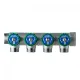 Коллектор Far (FK 3824 134) 1 ВР(г) х 4 выхода 3/4 НР(ш) ЕК х 1 НР(ш) регулируeмый (ФАР)