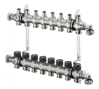 Коллекторная группа Oventrop SF на 8 контуров, для отопления со встроенными регулирующими вставками Multidi (1404558)