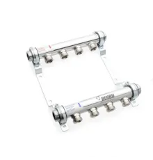 Коллекторная группа REHAU HLV на 9 выходов (РЕХАУ - 11102141001)1"x3/4"ЕК из нержавеющей стали