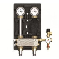 Насосная группа Zeissler NG-UT-0130 прямая с теплообменником 30 пластин без насоса  (ЗЕИССЛЕР)