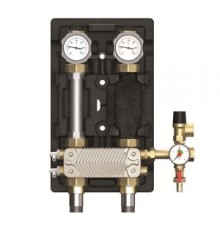 Насосная группа Zeissler NG-UT-0130 прямая с теплообменником 30 пластин без насоса  (ЗЕИССЛЕР)