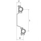 Коллекторная группа REHAU HLV на 3 выхода (РЕХАУ - 11102041001)1"x3/4"ЕК из нержавеющей стали