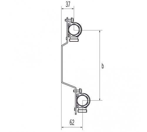 Коллекторная группа REHAU HLV на 10 выходов (РЕХАУ - 11102161001)1"x3/4"ЕК из нержавеющей стали Коллекторная группа REHAU HLV на 10 выходов (РЕХАУ - 11102161001)1"x3/4"ЕК из нержавеющей стали