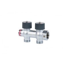 Коллектор REHAU (РЕХАУ - 11316443001)регулирующий, распределительный G3/4" с 2 отводами G 3/4"