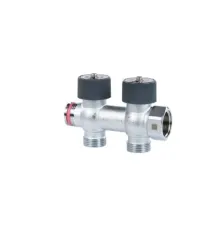 Коллектор REHAU (РЕХАУ - 11316443001)регулирующий, распределительный G3/4" с 2 отводами G 3/4"
