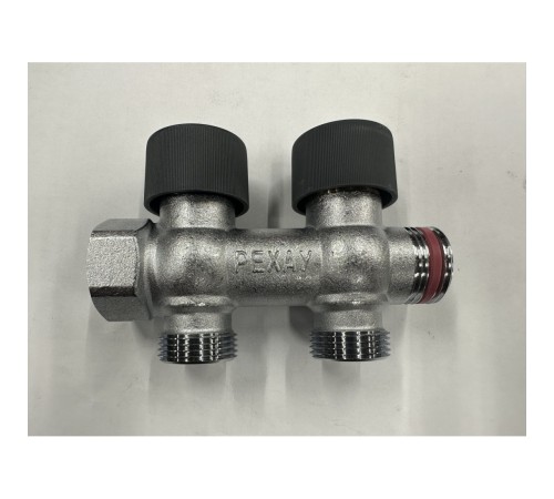 Коллектор REHAU (РЕХАУ - 11316443001)регулирующий, распределительный G3/4" с 2 отводами G 3/4" Коллектор REHAU (РЕХАУ - 11316443001)регулирующий, распределительный G3/4" с 2 отводами G 3/4"