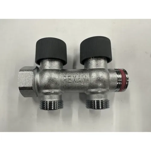 Коллектор REHAU (РЕХАУ - 11316443001)регулирующий, распределительный G3/4" с 2 отводами G 3/4"