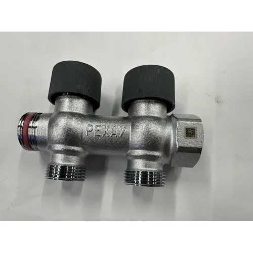 Коллектор REHAU (РЕХАУ - 11316443001)регулирующий, распределительный G3/4" с 2 отводами G 3/4"