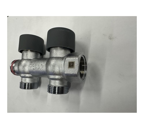 Коллектор REHAU (РЕХАУ - 11316443001)регулирующий, распределительный G3/4" с 2 отводами G 3/4" Коллектор REHAU (РЕХАУ - 11316443001)регулирующий, распределительный G3/4" с 2 отводами G 3/4"