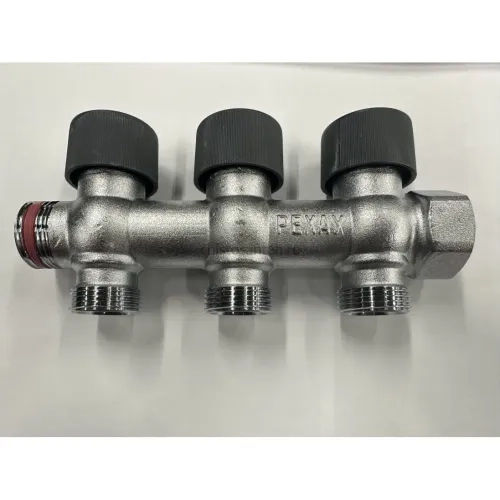 Коллектор REHAU (РЕХАУ - 11316453001)регулирующий, распределительный G3/4" с 3 отводами G 3/4"