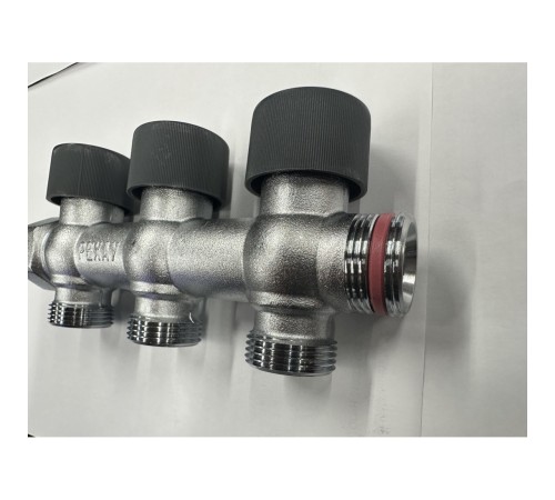 Коллектор REHAU (РЕХАУ - 11316453001)регулирующий, распределительный G3/4" с 3 отводами G 3/4" Коллектор REHAU (РЕХАУ - 11316453001)регулирующий, распределительный G3/4" с 3 отводами G 3/4"