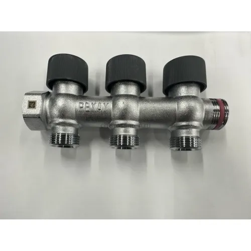 Коллектор REHAU (РЕХАУ - 11316453001)регулирующий, распределительный G3/4" с 3 отводами G 3/4"
