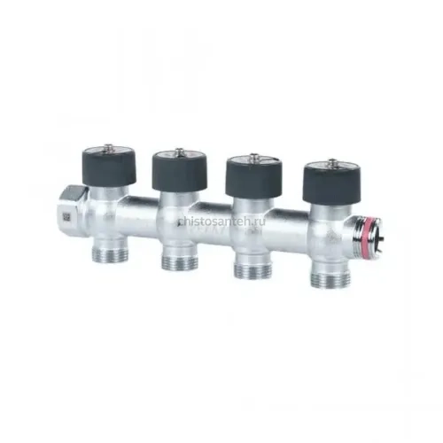 Коллектор REHAU (РЕХАУ - 11316473001)регулирующий, распределительный G3/4" с 4 отводами G 3/4"