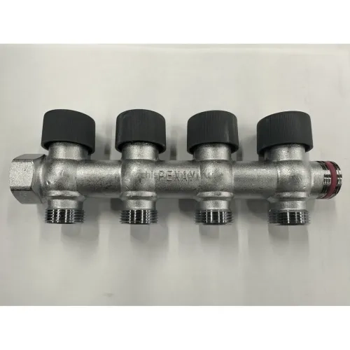 Коллектор REHAU (РЕХАУ - 11316473001)регулирующий, распределительный G3/4" с 4 отводами G 3/4"