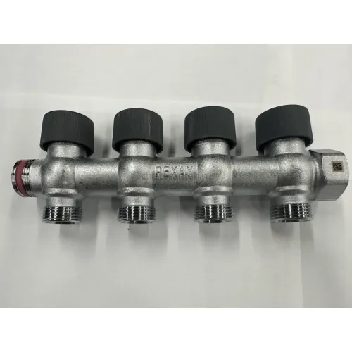 Коллектор REHAU (РЕХАУ - 11316473001)регулирующий, распределительный G3/4" с 4 отводами G 3/4"