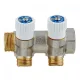 Коллектор Stout (SMB 6851 341202) 3/4 ВР(г) х 2 выхода 1/2 НР(ш) х 3/4 НР(ш) регулируeмый