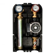 Насосная группа с прямым контуром 1" с насосом Grundfos UPSO 25-65 180 в теплоизоляции Stout