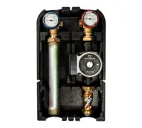 Насосная группа с прямым контуром 1" с насосом Grundfos UPSO 25-65 180 в теплоизоляции Stout