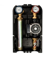 Насосная группа с прямым контуром 1" с насосом Grundfos UPSO 25-65 180 в теплоизоляции Stout