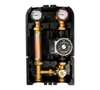 Насосная группа со смесителем 1" с насосом Grundfos UPSO 25-65 Stout