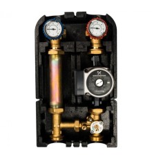 Насосная группа со смесителем 1" с насосом Grundfos UPSO 25-65 Stout