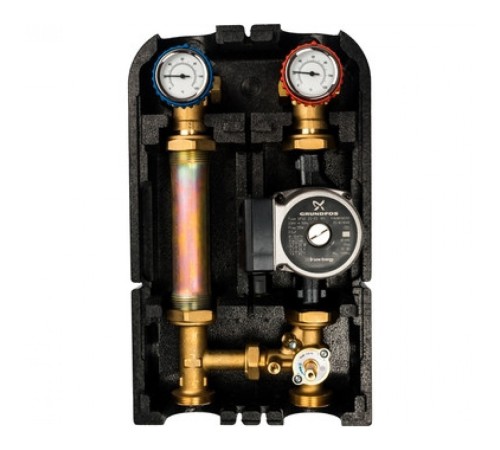 Насосная группа со смесителем 1" с насосом Grundfos UPSO 25-65 Stout Насосная группа со смесителем 1" с насосом Grundfos UPSO 25-65 Stout