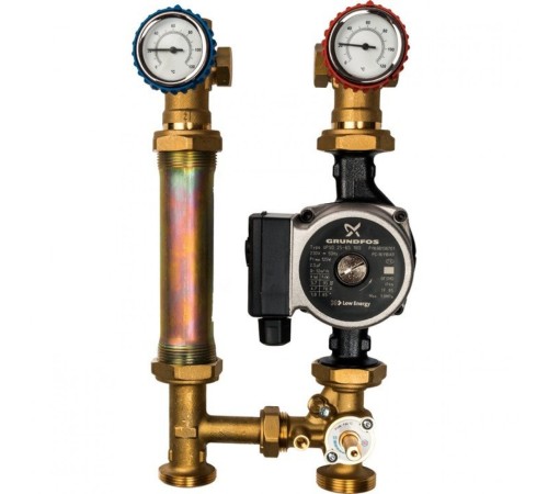 Насосная группа со смесителем 1" с насосом Grundfos UPSO 25-65 Stout Насосная группа со смесителем 1" с насосом Grundfos UPSO 25-65 Stout