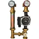 Насосная группа со смесителем 1" с насосом Grundfos UPSO 25-65 Stout