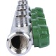 Коллектор регулирующий распределительный 3/4" с 4 отводами 1/2", плоское уплотнение STOUT