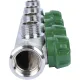 Коллектор регулирующий распределительный 3/4" с 4 отводами 1/2", плоское уплотнение STOUT