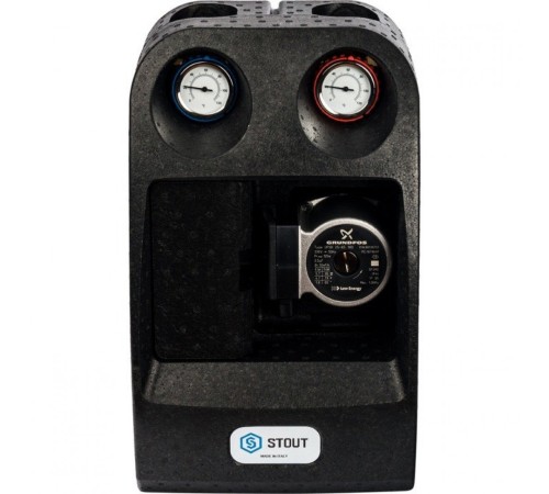 Насосная группа со смесителем 1" с насосом Grundfos UPSO 25-65 180 Stout Насосная группа со смесителем 1" с насосом Grundfos UPSO 25-65 180 Stout