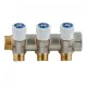 Коллектор Stout (SMB 6851 341203) 3/4 ВР(г) х 3 выхода 1/2 НР(ш) х 3/4 НР(ш) регулируeмый