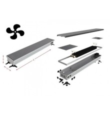 Конвектор внутрипольный Askon (с вентилятором) КВП-В 150/280/4800 (решетка входит в комплект)