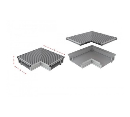 Уголок соединительный Askon для внутрипольного конвектора УВП 150/380/400