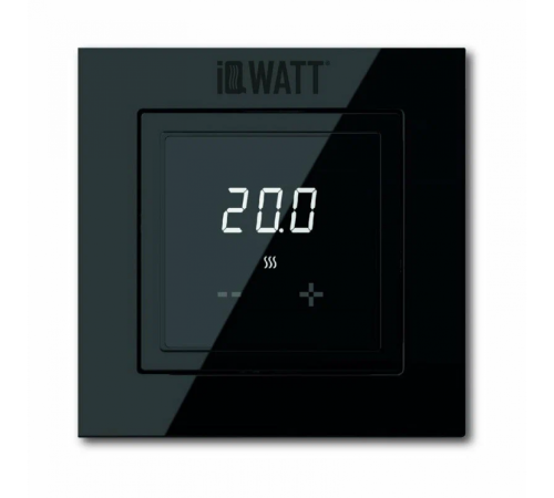 Электронный термостат IQ THERMOSTAT D черный матовый Электронный термостат IQ THERMOSTAT D черный матовый