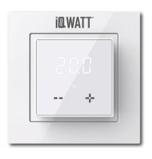 Электронный термостат IQ THERMOSTAT D белый матовый