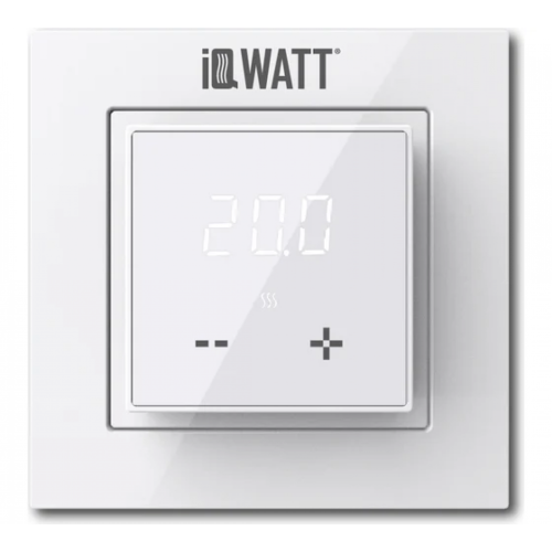 Электронный термостат IQ THERMOSTAT D белый матовый