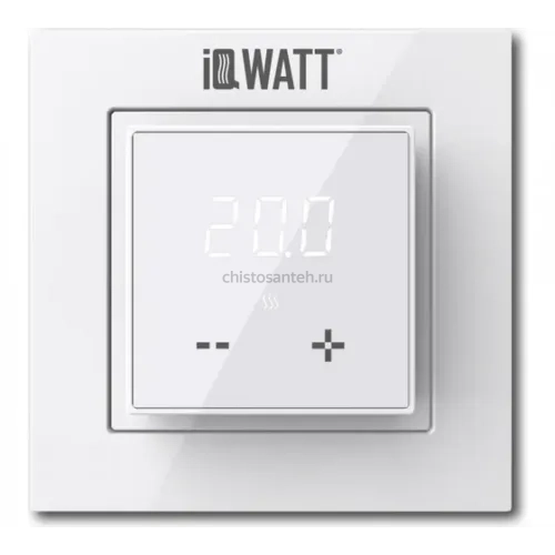 Электронный термостат IQ THERMOSTAT D белый матовый