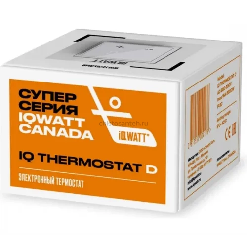 Электронный термостат IQ THERMOSTAT D белый матовый